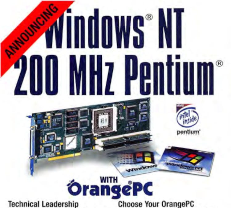 Orange Micro's OrangePC - Computer Ads from the Past