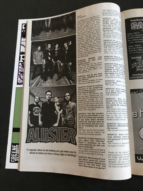 photos of covers and inside pages of zines.