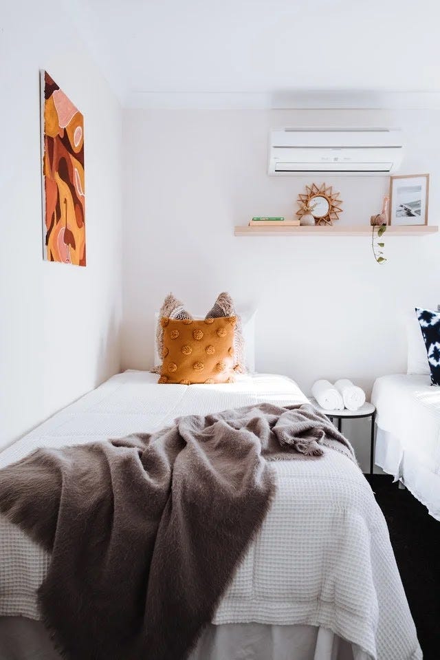Air conditioner in a room