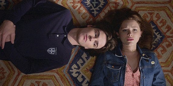 Walker Augie and STella laying on floor talking end of school year. Walker Augie and STella laying on floor talking end of school year.