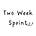 Two Week Sprint 