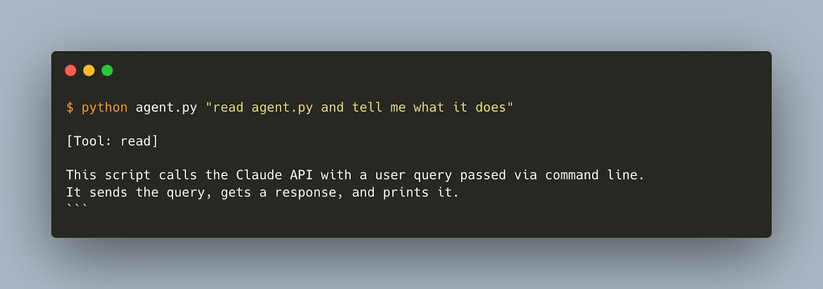 How To Build a General Purpose AI Agent in 131 lines of Python