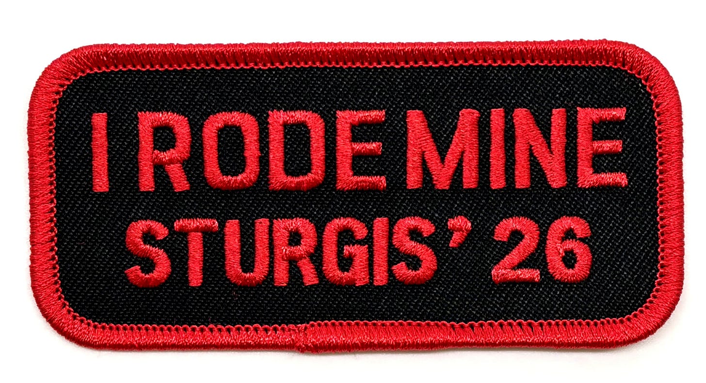 Sturgis I Rode Mine Patch - 2026 - Sturgis Tees Sturgis I Rode Mine Patch - 2026 - Sturgis Tees
