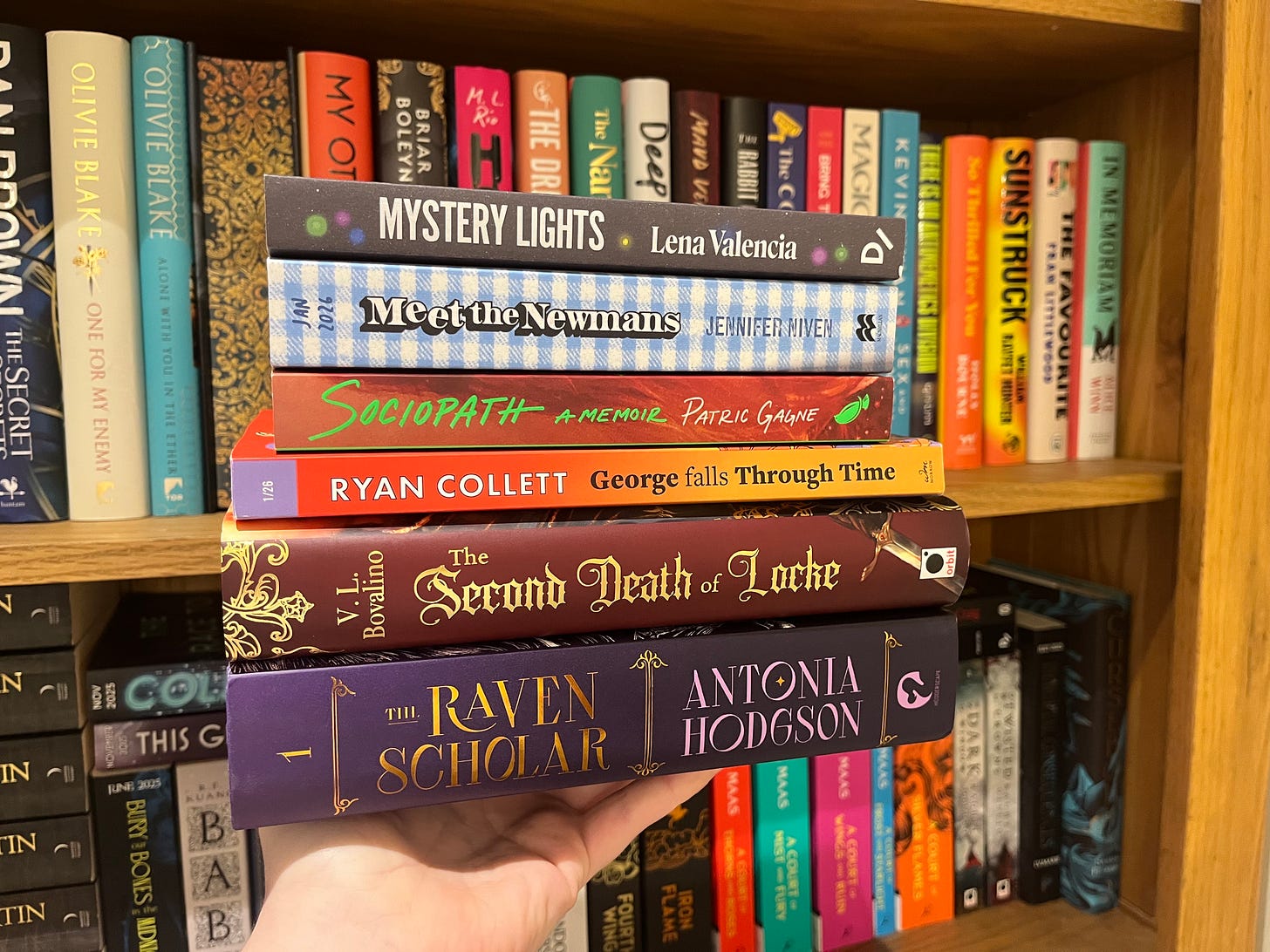 Stack of Talya's most anticipated books