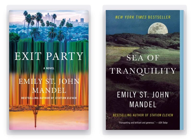 Covers of Exit Party and Sea of Tranquility