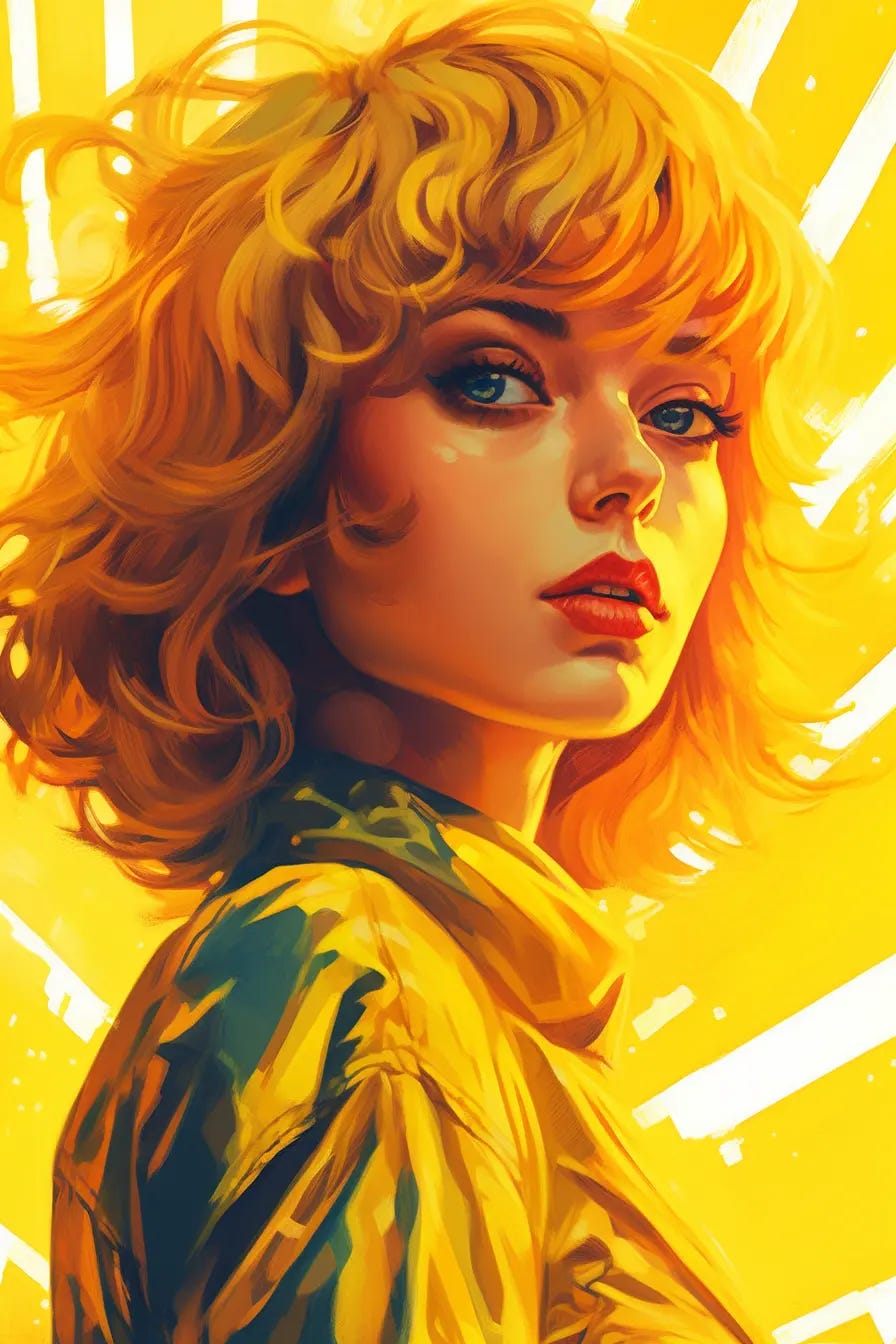 1980s Popstar Wizard Portrait