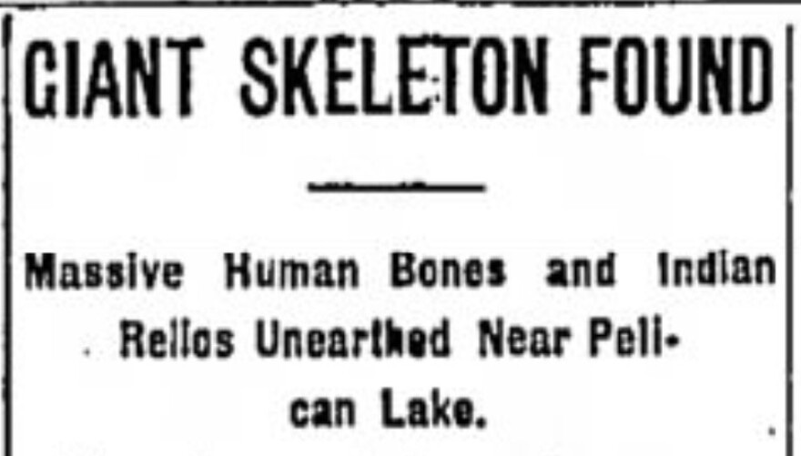 The Pelican Lake Giant | WXPR The Pelican Lake Giant | WXPR