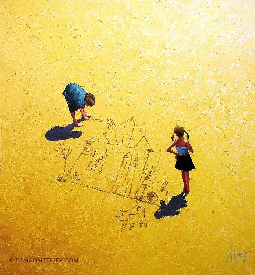 May be pop art of child and text that says '! DIMADMITRIEV.COM ITRLEV.COM dima'