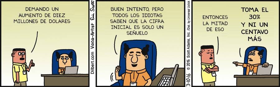 Tira comica de Dilbert