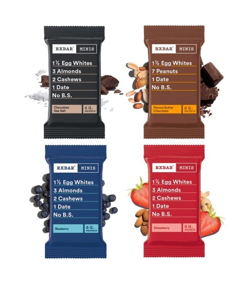 Mini Protein Bars Variety Pack | Mini Snacks | RXBAR
