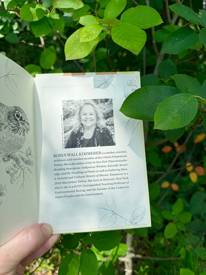Inspiration for a generous economy by a generous teacher, Robin Wall Kimmerer
