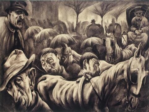 Birkle’s work represents the New Objectivity movement that encompassed much of the art produced in the Weimar Republic. Artists like Birkle challenged their viewers to see the world as it really was, rather than as they would like it to be.