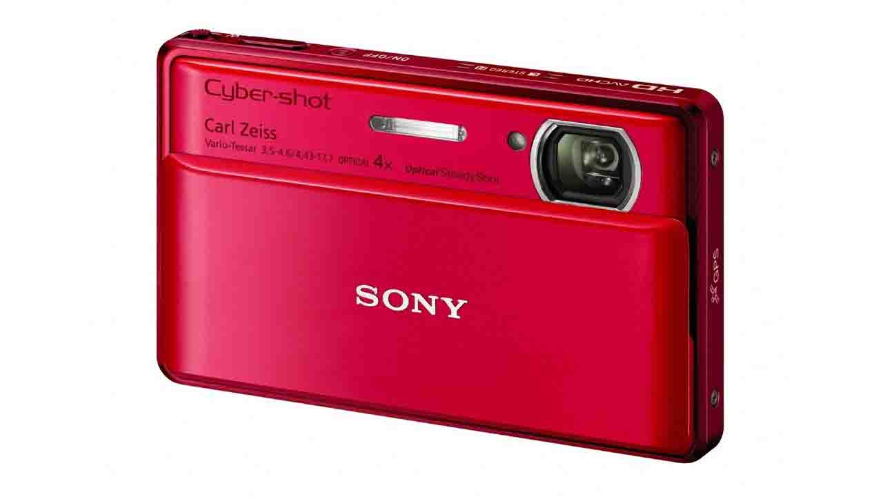 【動作品】Sony Cyber-shot DSC-TX7 レッド Sony Cyber-shot DSC-TX7 Red 10MP 4x Optical Zoom Digital