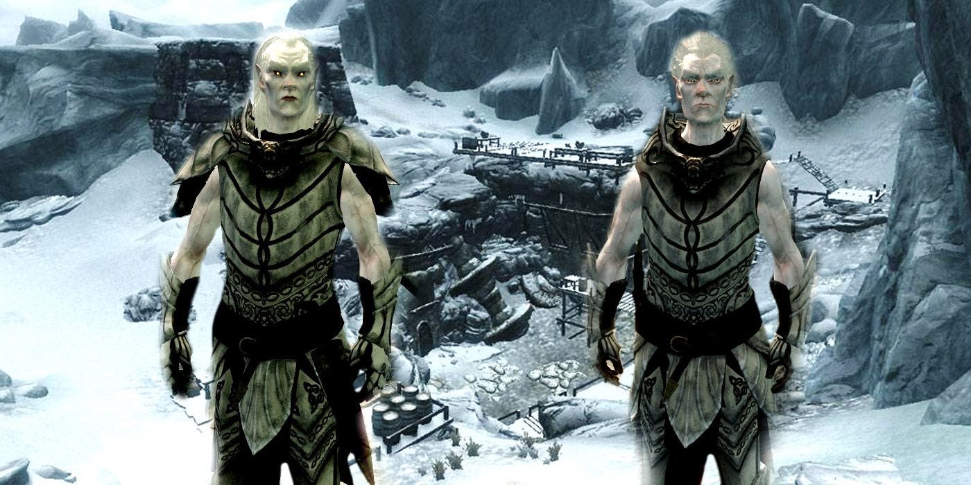 The Mystery of Skyrim's Snow Elves Explained