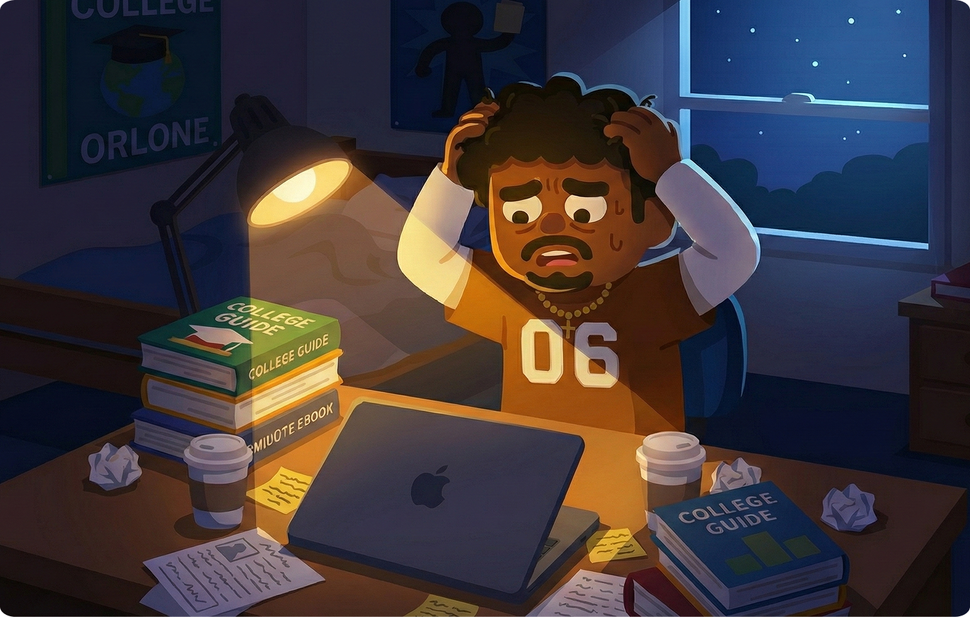 Stressed out student