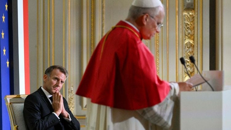 Papa Leone nel suo discorso alle autorità Papa Leone nel suo discorso alle autorità