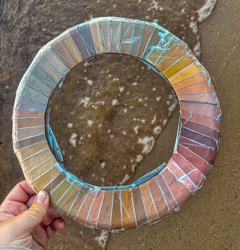 What color reads, 'perfect-for-a-bathroom-reno'?