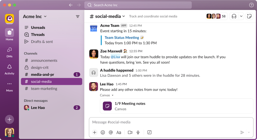 Mac | Downloads | Slack