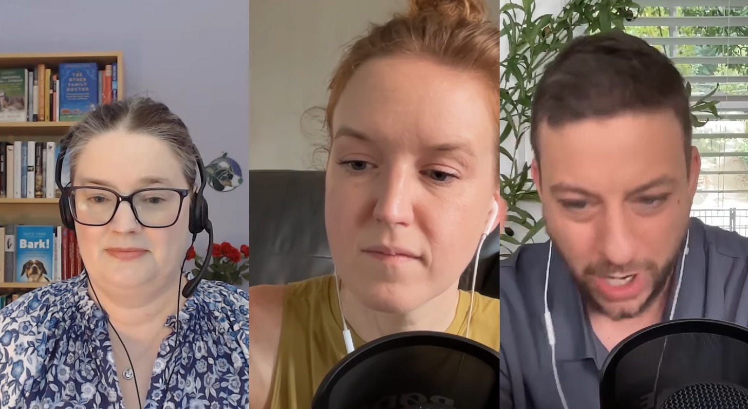 Zazie Todd, Bree George, and Zak George talk on the podcast about dog training methods