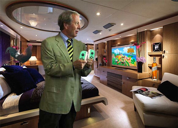 bruce harreld playing animal crossing