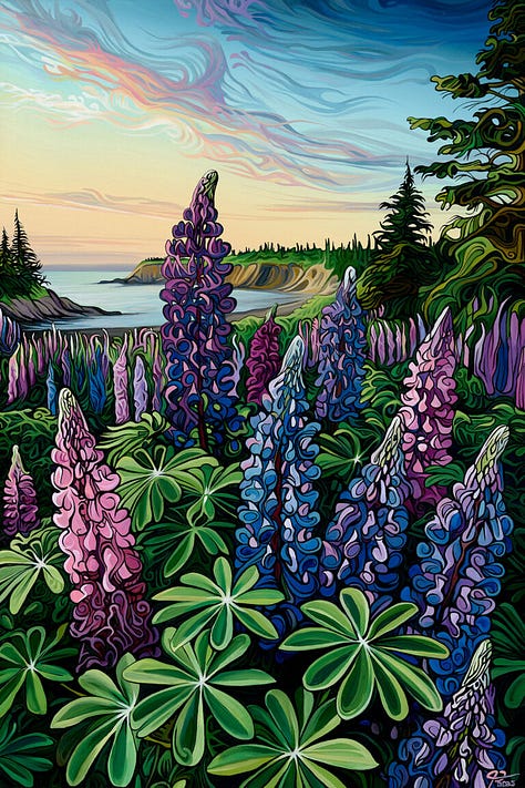 #292 – #At First Light", painting by Jeff Dillon Fine Art