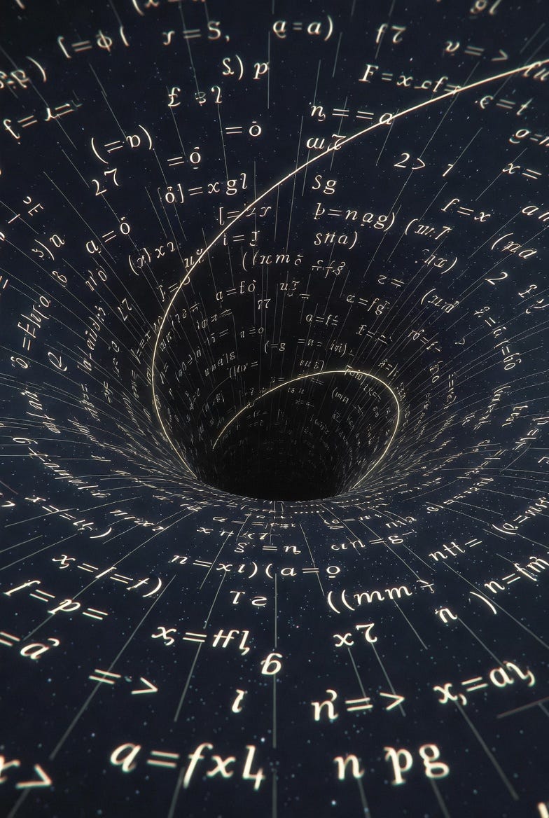 A minimalist abstract artwork of a central dark vortex with luminous lines and symbols, in a symmetrical, conceptual style. A minimalist abstract artwork of a central dark vortex with luminous lines and symbols, in a symmetrical, conceptual style.