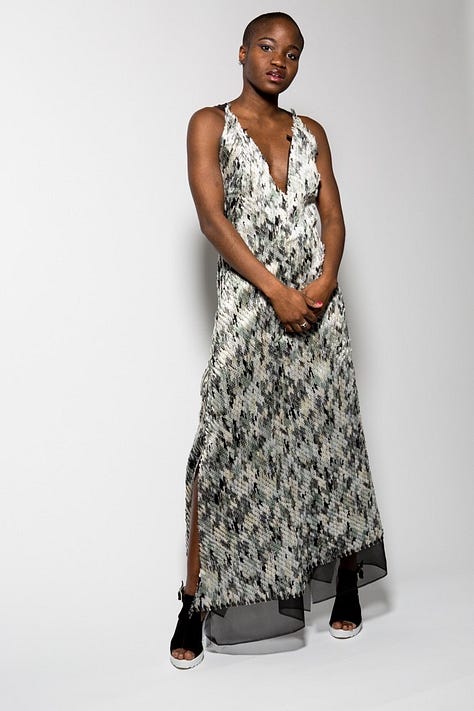 Models for sustainable fashion created by IQTEST Melissa Lockwood