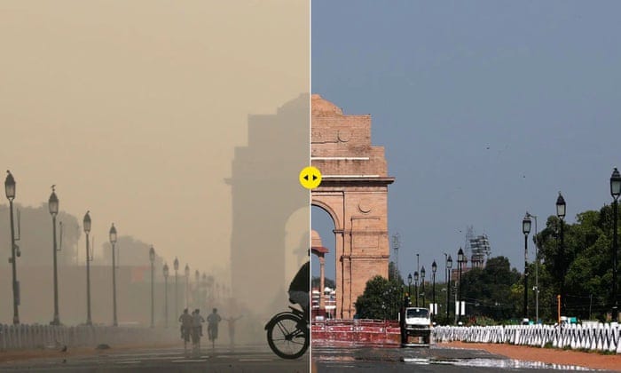 It's positively alpine!': Disbelief in big cities as air pollution falls |  Air pollution | The Guardian