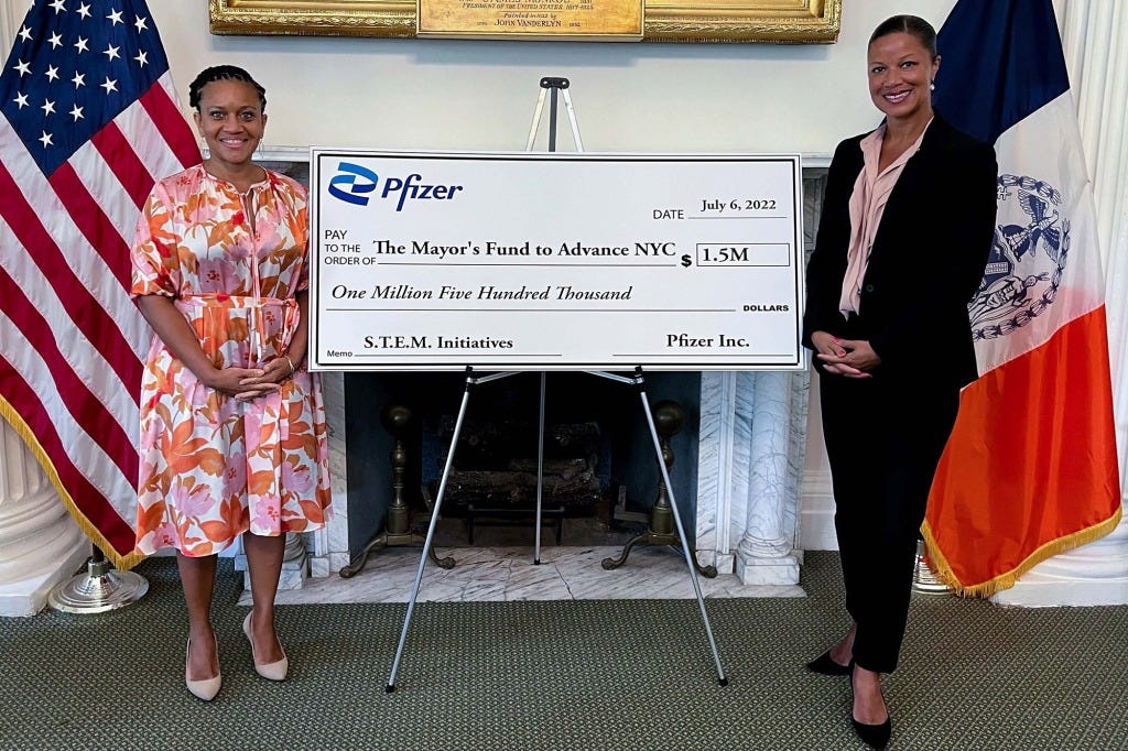 Pfizer grant