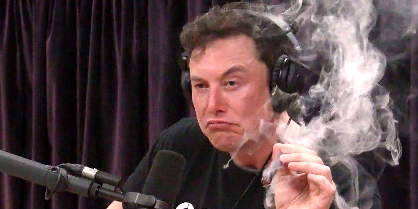 Elon Musk Smokes Weed, Plays with Flamethrower in Joe Rogan Interview
