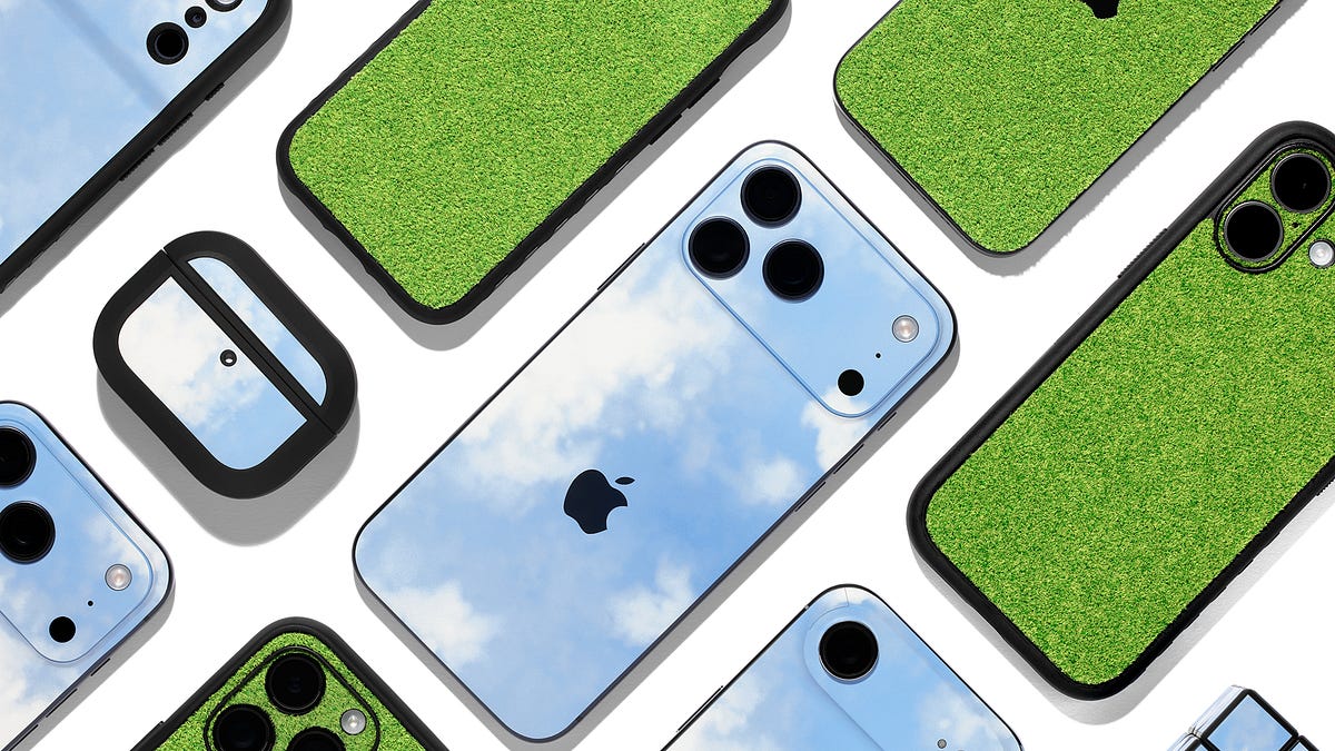 Dbrand's Touch Grass skin for April Fools' Day has returned – this time, with a Blue Sky