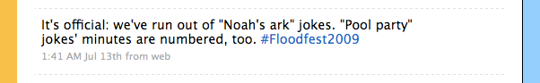 Live Tweet Flood 3 Live Tweet Flood 3