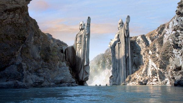 character - Who are the statues at the Gates of Argonath? - Movies & TV  Stack Exchange