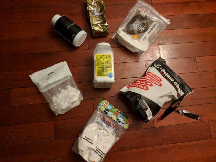 The 7 climbing chalk brands we tested.