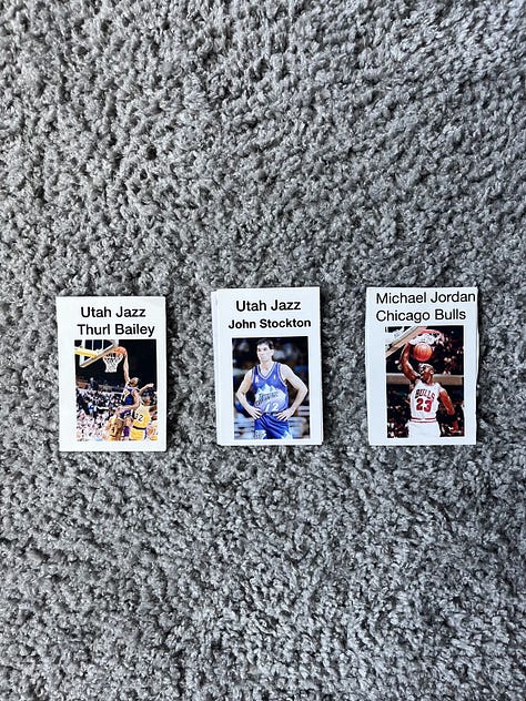 Homemade Basketball Cards