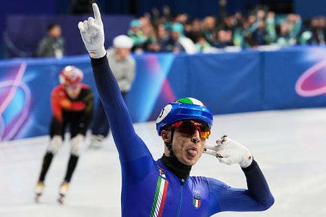 Facial fun at the 2026 Winter Olympics