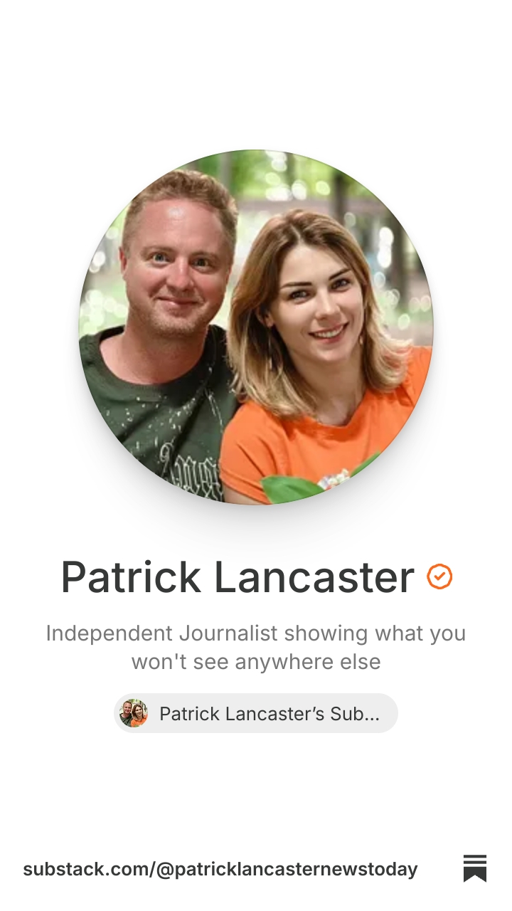 Patrick Lancaster | Substack