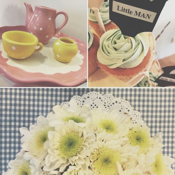 Table top arrangements for our Stacy’s BGC baby shower