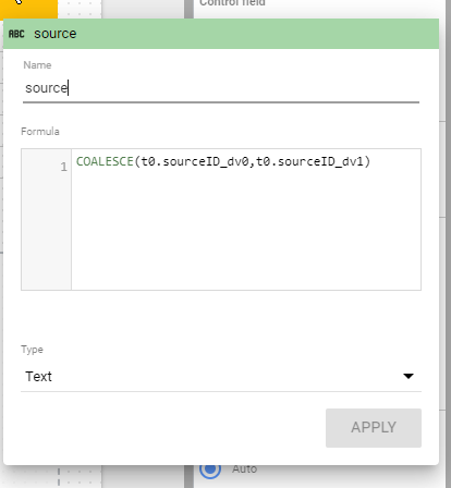looker studio blended data control filter getting the IDs