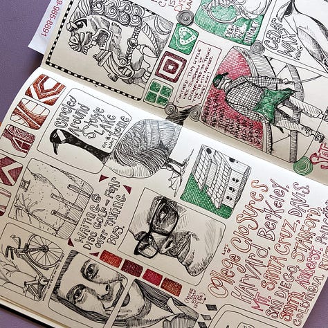 Samples from various illustrated journals from the last few years.