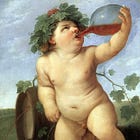 Michelangelo’s Half-Full Glass (of Wine)