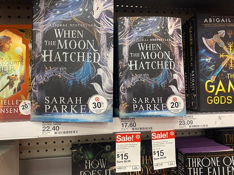 Romantasy books at Target