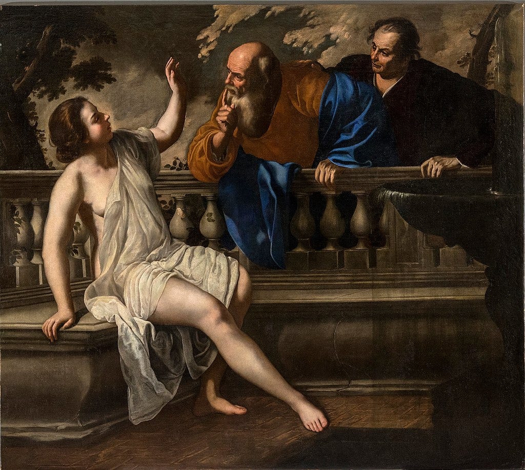 Susanna and the Elders (Artemisia Gentileschi, Bologna) Susanna and the Elders (Artemisia Gentileschi, Bologna)