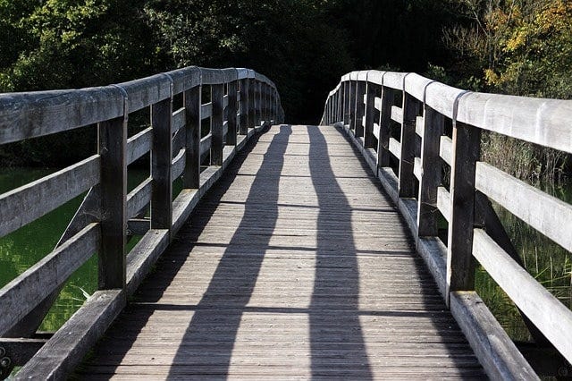 Wooden bridge