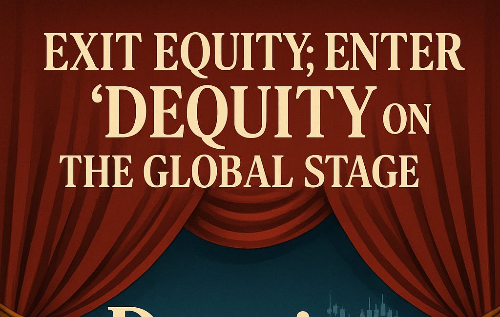 Exit Equity; Enter 'Dequity' on the Global Stage