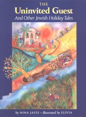 The book cover features a montage of images including a river and a tree in colorful design