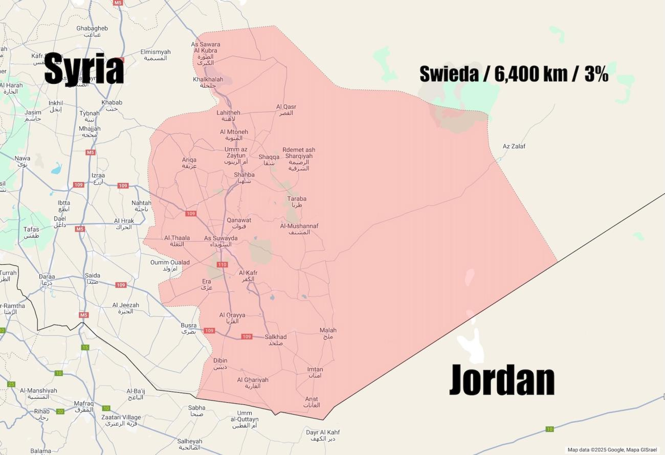 Sweida map