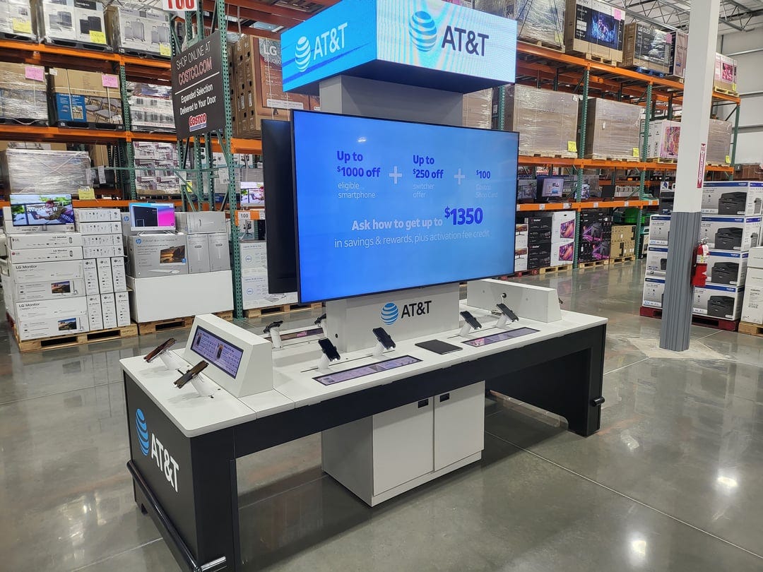 New AT&T kiosk installed at my store yesterday : r/Costco New AT&T kiosk installed at my store yesterday : r/Costco