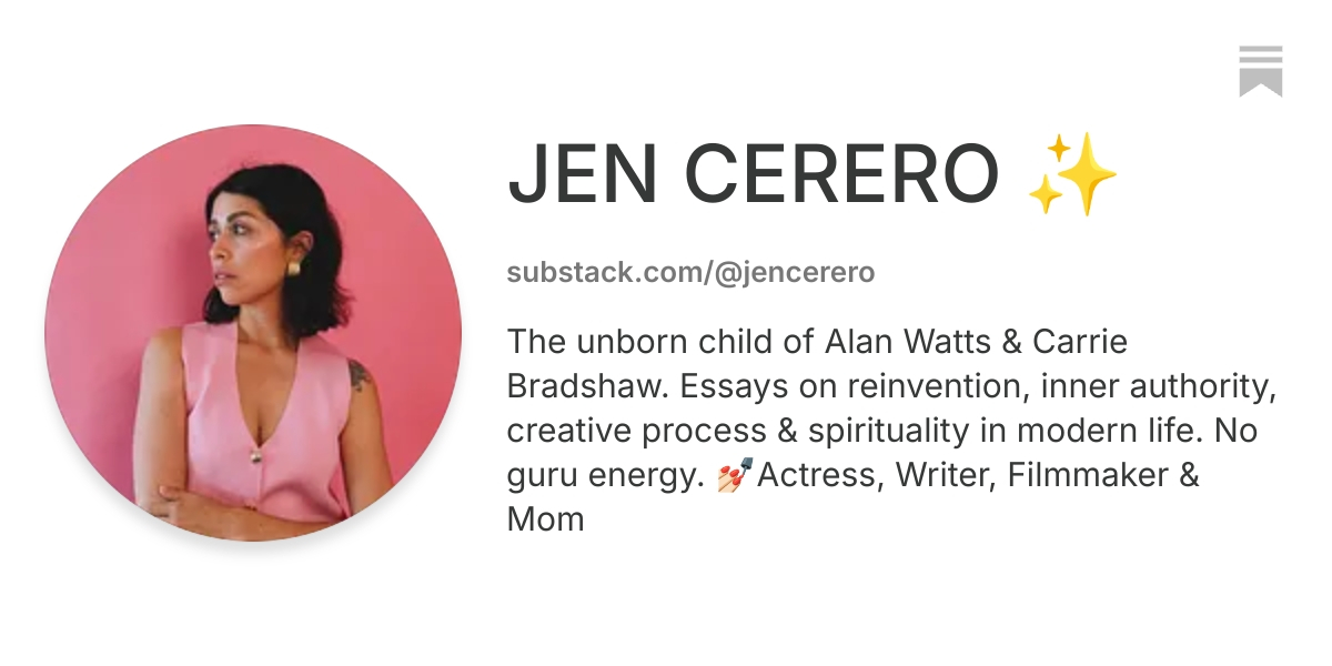 JEN CERERO | Substack