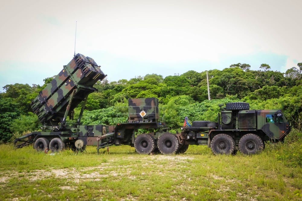Patriot missile launcher